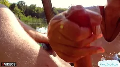 Play Exclusive Milf POV: Jerking Off to a Stranger for Money in a Public Place - Real Handjob for Cash